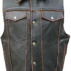 Leather Vest Mens