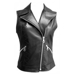 Leather Vest Women