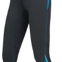 Gym Legging ( Matte Black & Blue )